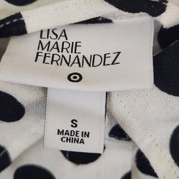 Lisa Marie Hernandez X Target Polka Dot Midi Shirt Dress Size S - Picture 10 of 10